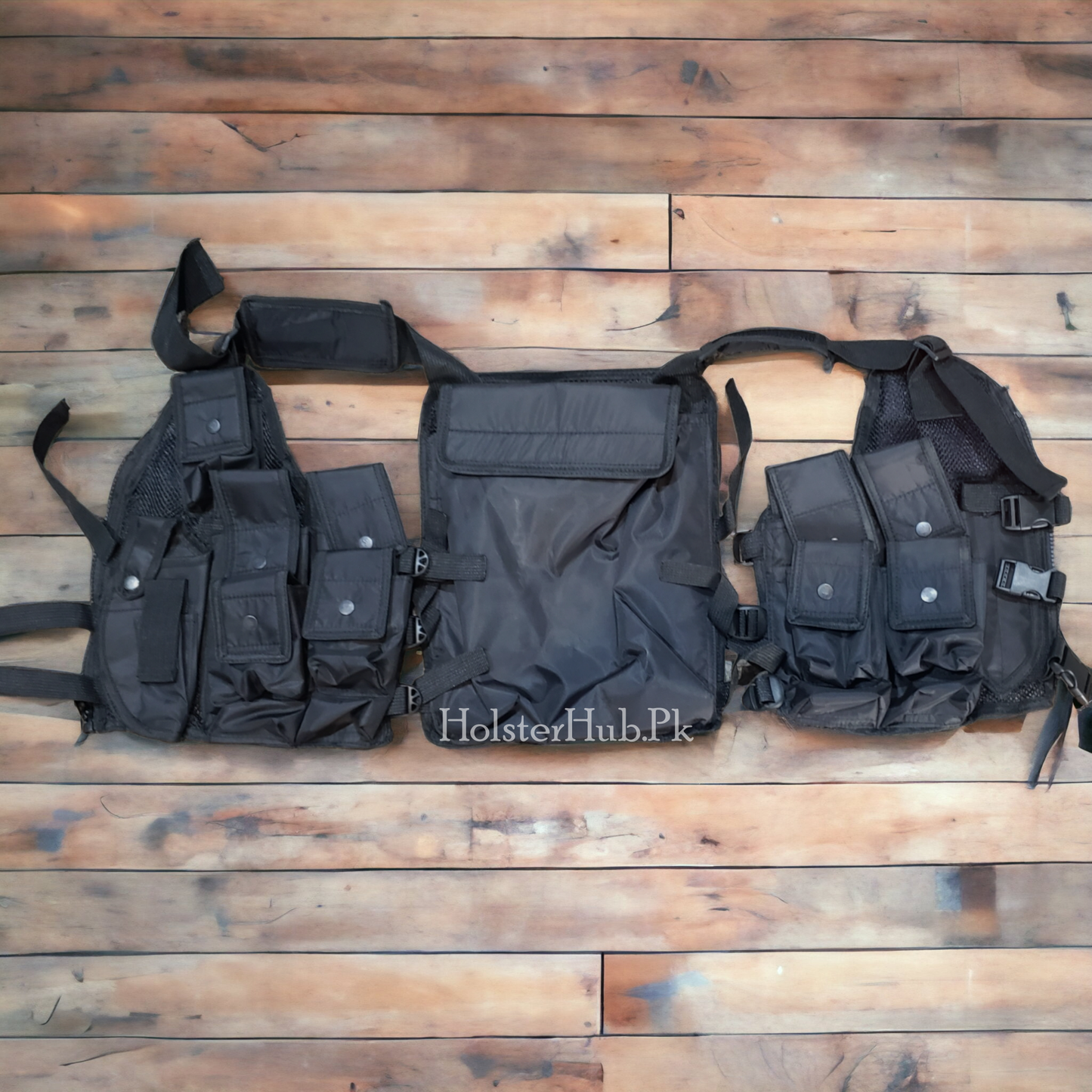 Tactical AK47 Black Jacket with Multiple Pockts | (PC-11 A)