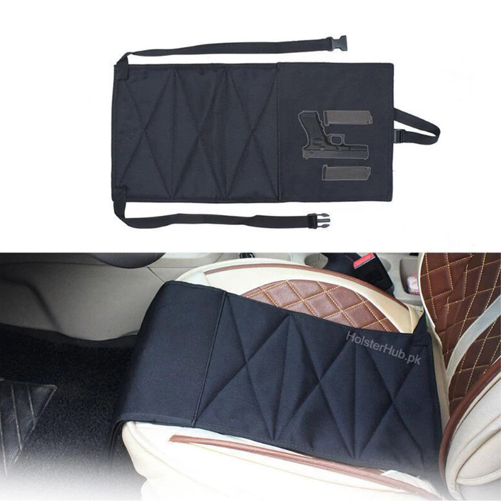 Holster Hub's Premium Seat Holster Best for Car & Office Chair 🔥 With FREE Rubber Grip!