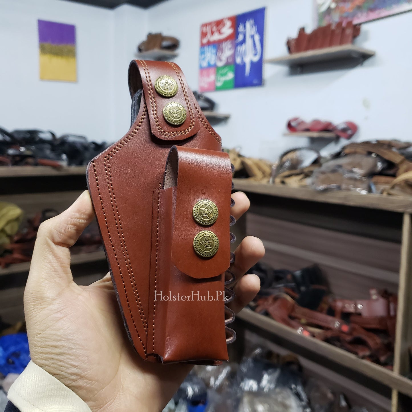 Pure Leathr Made Pstl Pouch | (PC-08 L)