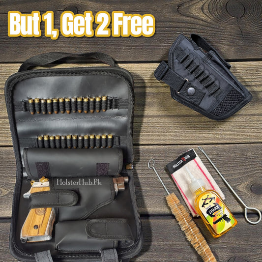 🔥 Flat 50 % OFF | Deal of 3 Hot Selling Products, Pistol Bag with Pouch and Cleaning Kit 🤩