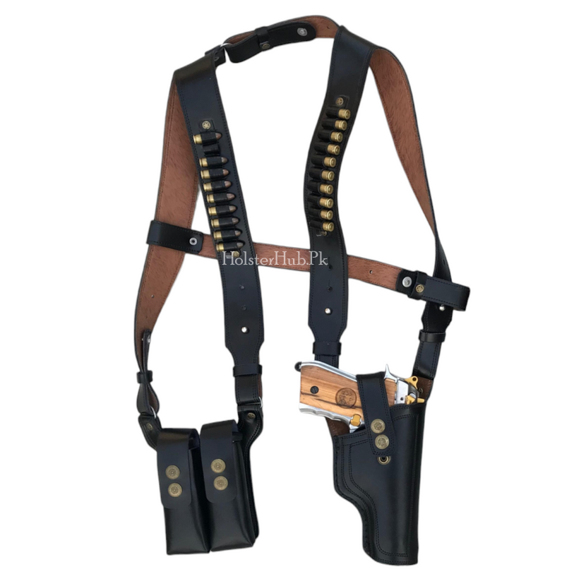 Premium Leather Holster Waistcot | (PC-04 L)