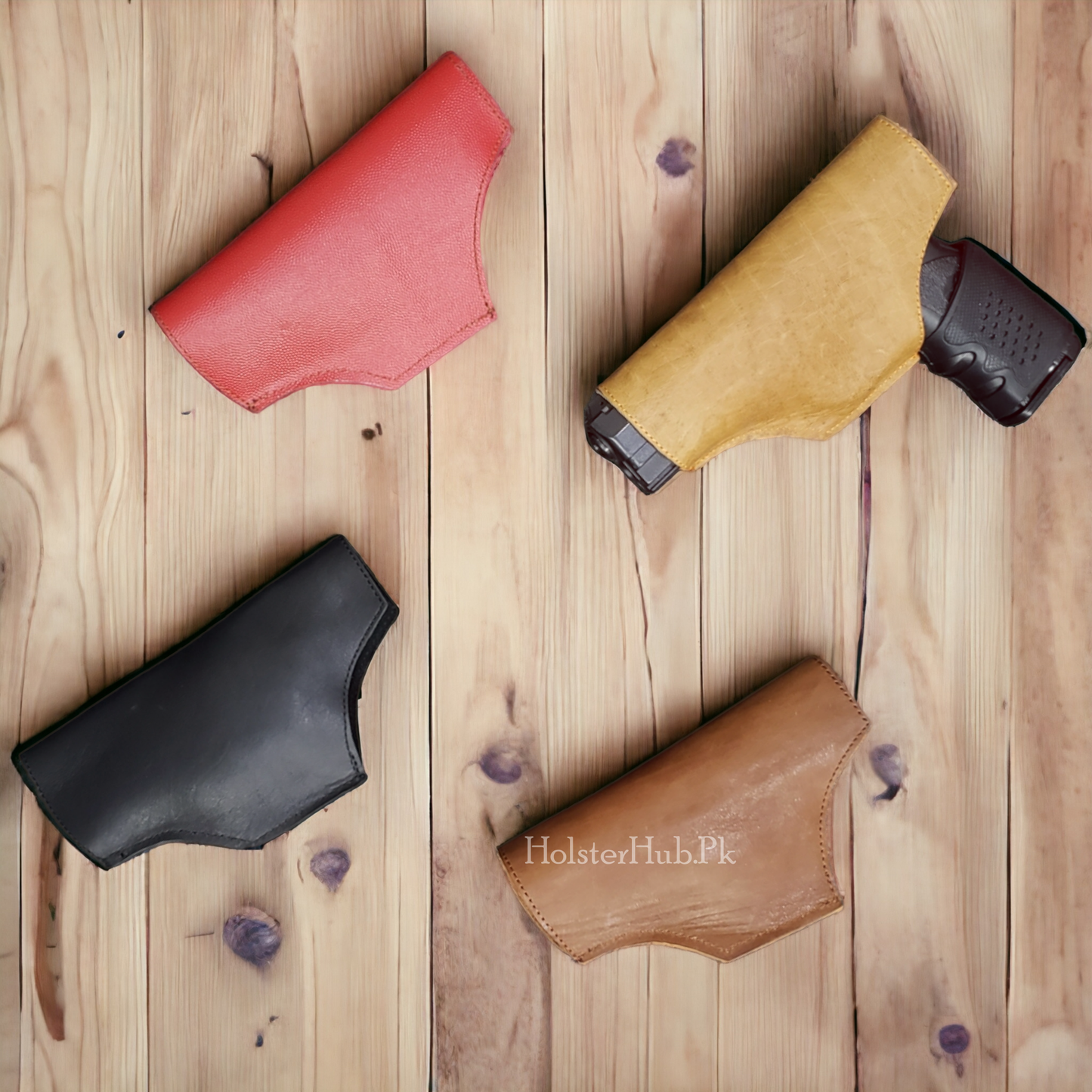 CALCO Inner Waist PU Leathr Pouch