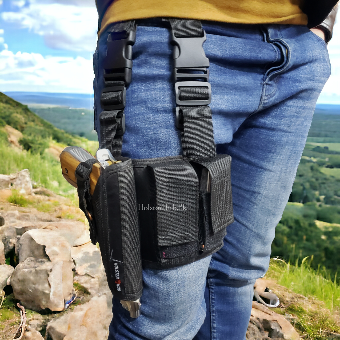 Thigh Holster Made Of Parachut - PC-13