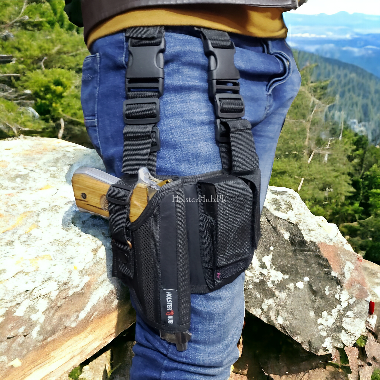 Thigh Holster Made Of Parachut - PC-13